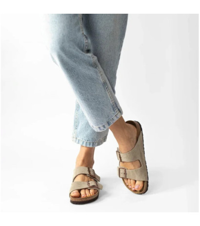 Birkenstock Arizona BS Soft Footbed Taupe 0951303 (BK180-a) Naiste kingad/klappide klapid