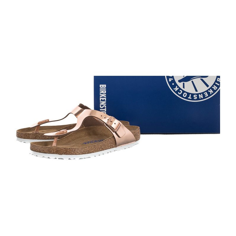 Birkenstock Gizeh BS Soft Footbed Metallic Copper 1005048 (BK189-a) kingad