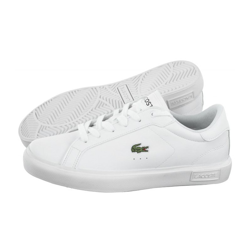 Lacoste Powercourt 0721 1 SUJ WHT 7-41SUJ001421G (LC389-b) spordijalatsid