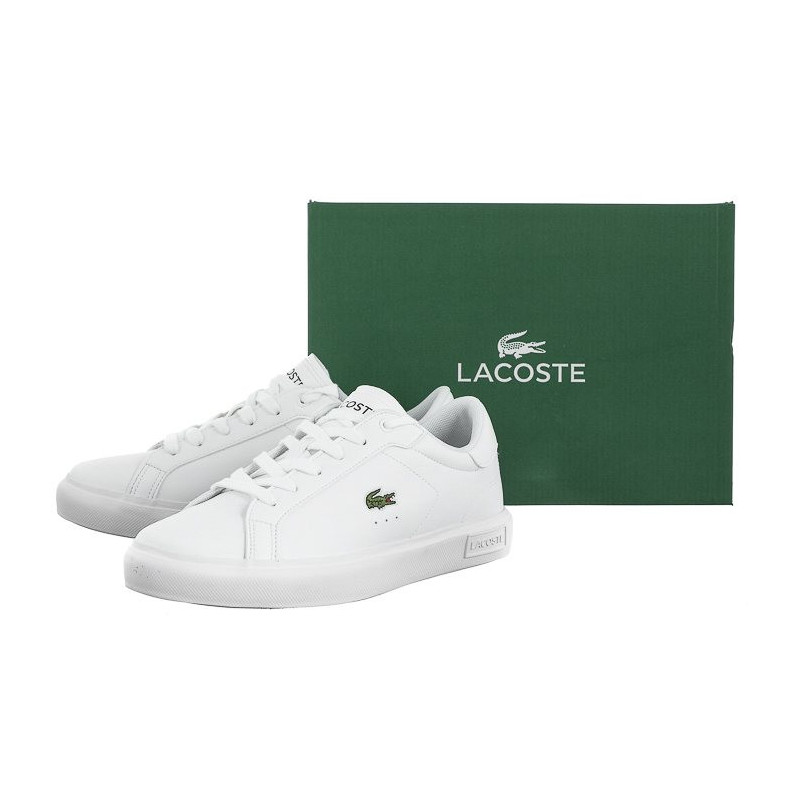 Lacoste Powercourt 0721 1 SUJ WHT 7-41SUJ001421G (LC389-b) spordijalatsid