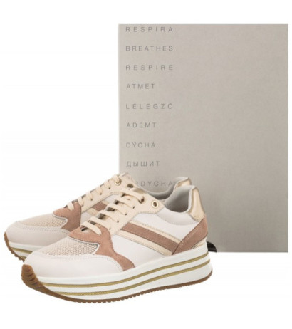 Geox D Kency B Off White/Dk Skin D16QHB 08522 C1Q5Q (GE22-a) spordijalatsid