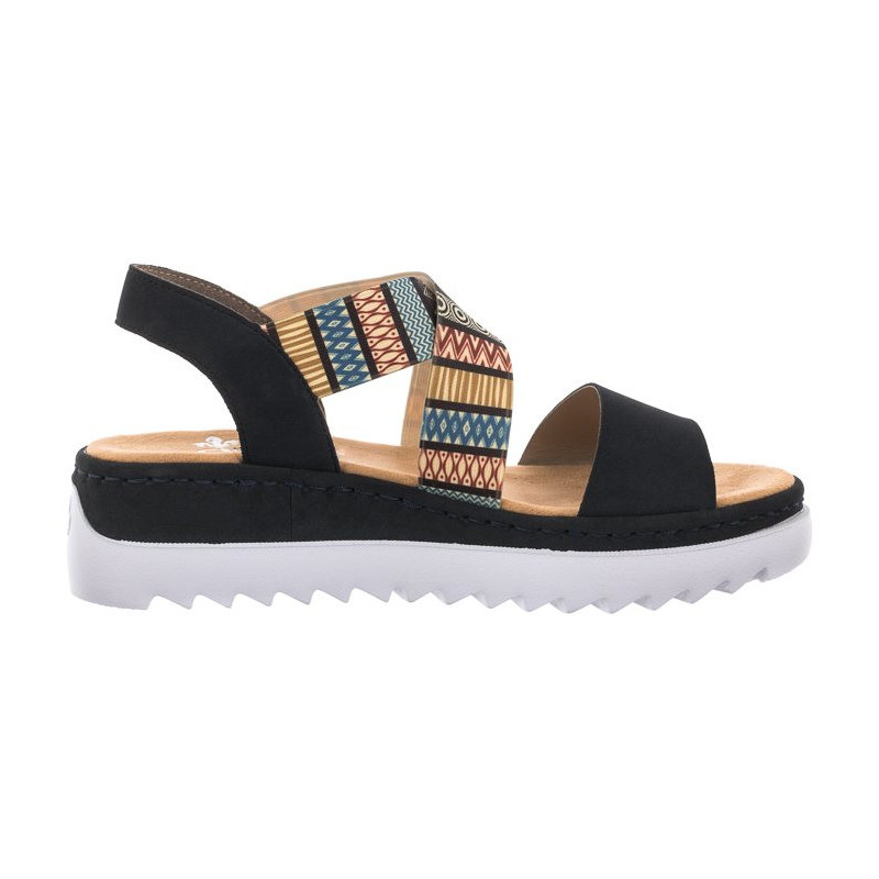 Rieker Granatowe V44G8-14 Blue Combination (RI2-b) kingad