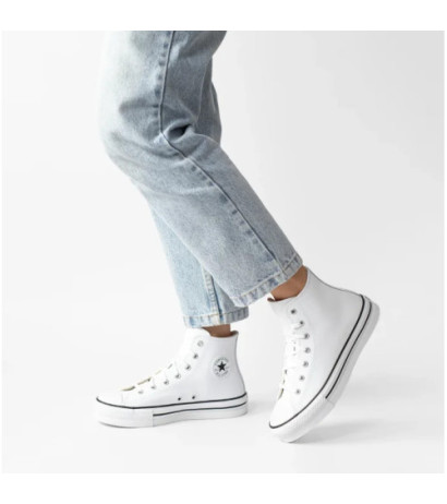 Converse CTAS Eva Lift Hi White/Natural Ivory/Black A02486C (CO573-a) kingad