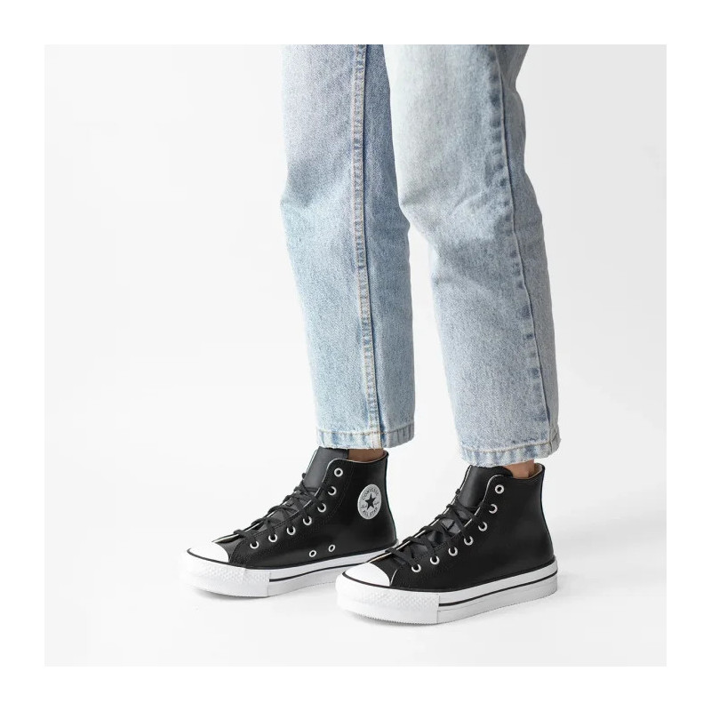 Converse CTAS Eva Lift Hi Black/Natural Ivory/White A02485C (CO573-b) kingad