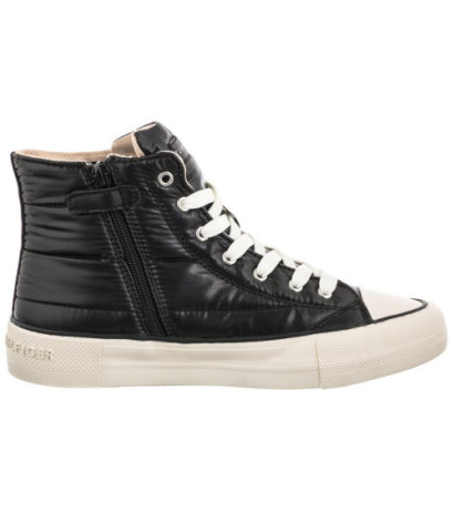 Tommy Hilfiger High Top Lace-Up- Sneaker Black T3A9-32290-1437999 (TH535-a) kingad