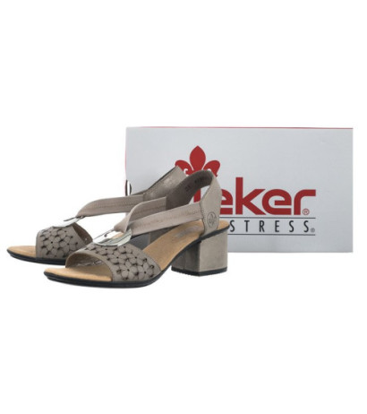 Rieker Białe 64677-64 Beige (RI12-b) kingad