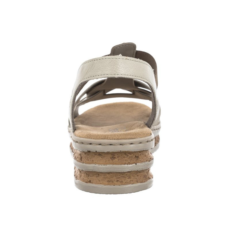 Rieker Beżowe 62918-22 Beige Combination (RI30-b) kingad