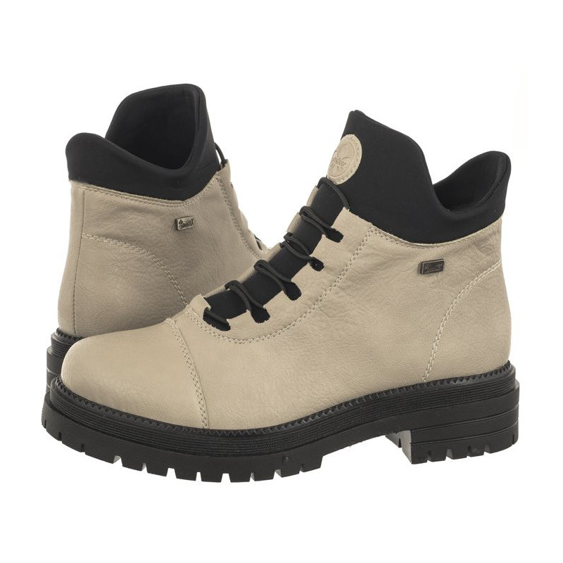 Rieker Beżowe Y3163-60 Beige (RI39-b) kingad