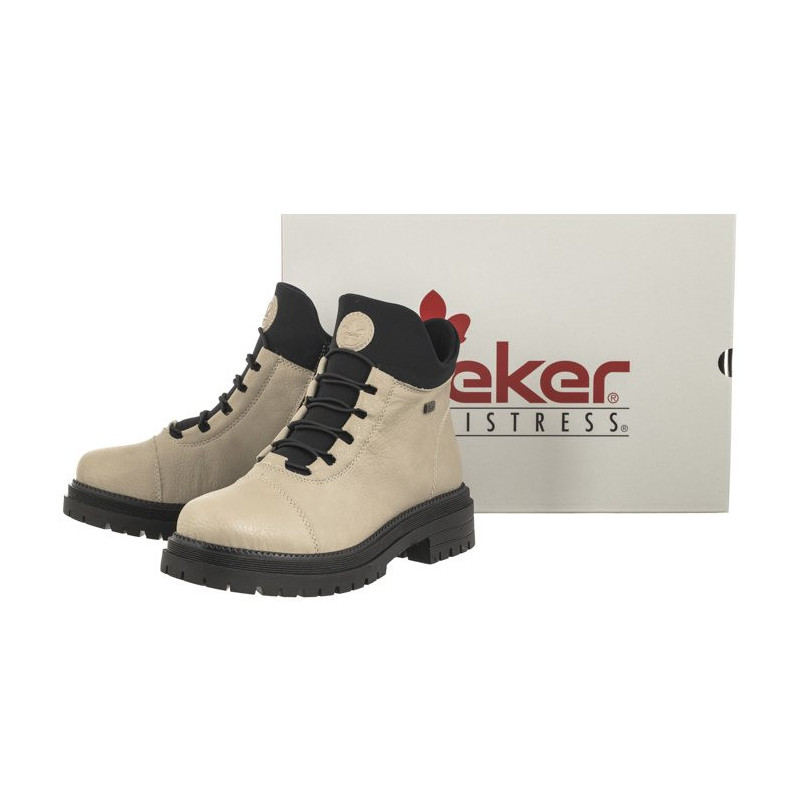 Rieker Beżowe Y3163-60 Beige (RI39-b) kingad