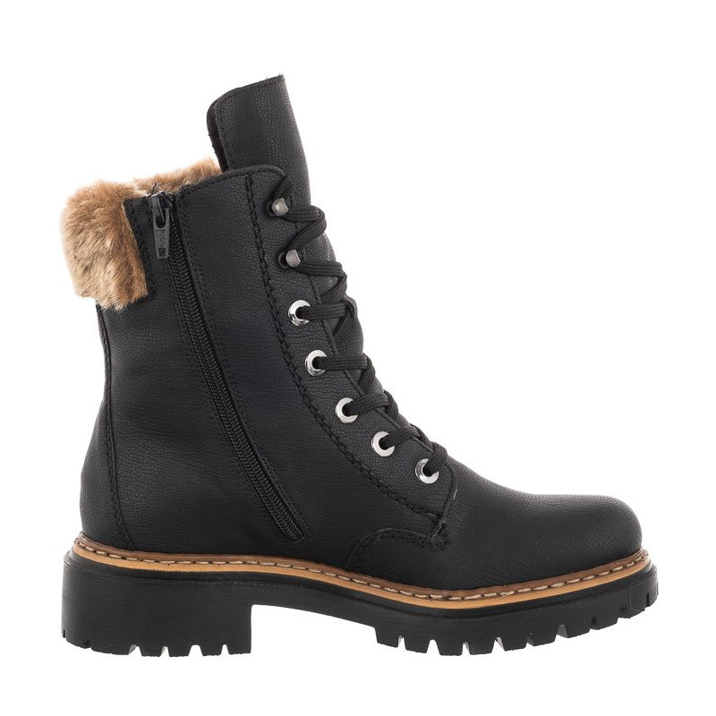 Rieker Czarne 72630-00 (RI68-a) kingad