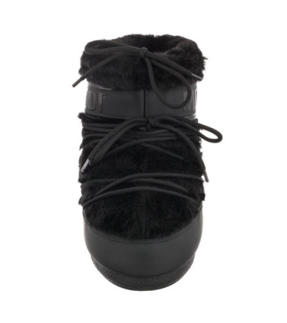 Moon Boot Icon Low Faux Fur Black 1409390 N001 (MB57-a) kingad