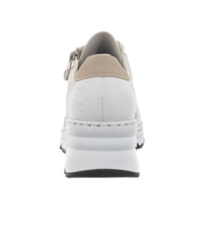 Rieker Białe/Beżowe N6304-80 (RI77-a) spordijalatsid