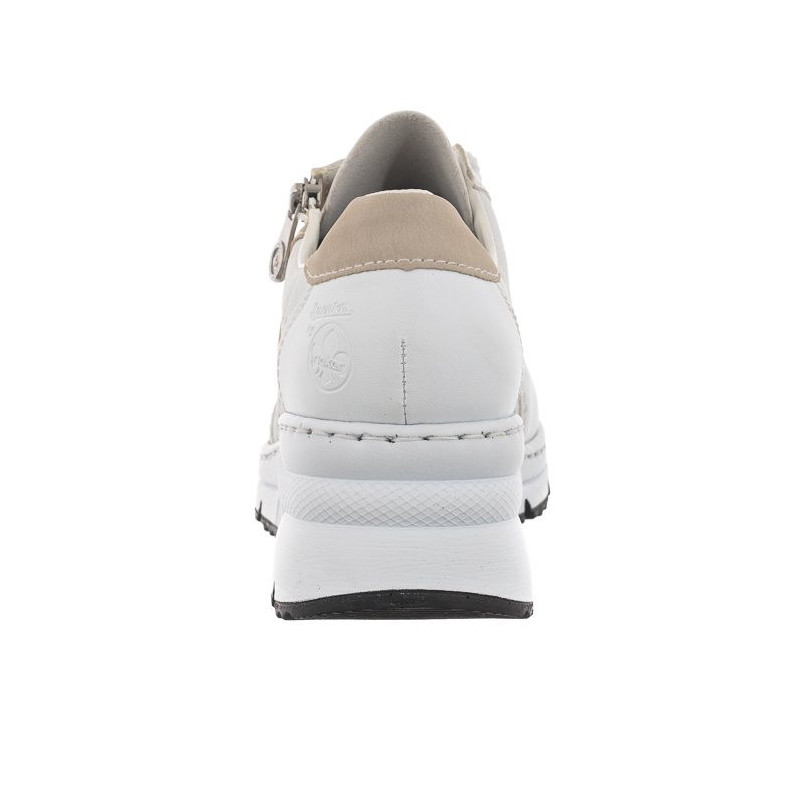 Rieker Białe/Beżowe N6304-80 (RI77-a) spordijalatsid