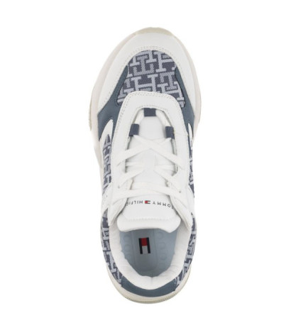 Tommy Hilfiger Low Cut Lace-Up Sneaker White/Denim T3A9-32742-1470 X448 (TH743-a) spordijalatsid