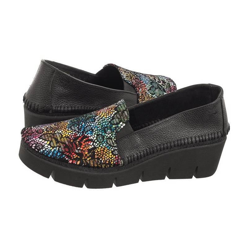 Maciejka Czarne + Kwiaty 5814A-20/00-1 (MA1009-c) kingad