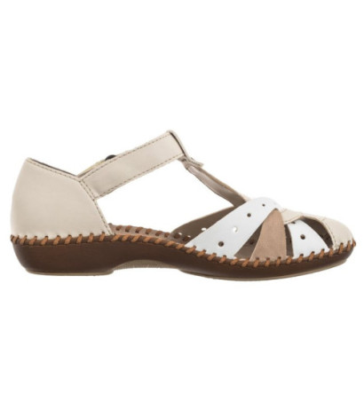 Rieker Beżowe M1655-61 (RI80-b) sandaalid