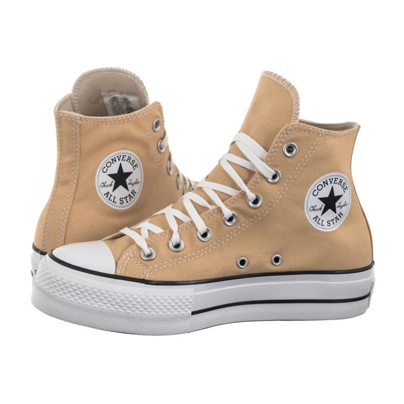 Converse CTAS Lift Hi Coastal Dune/White/Black A11874C (CO596-j) kingad