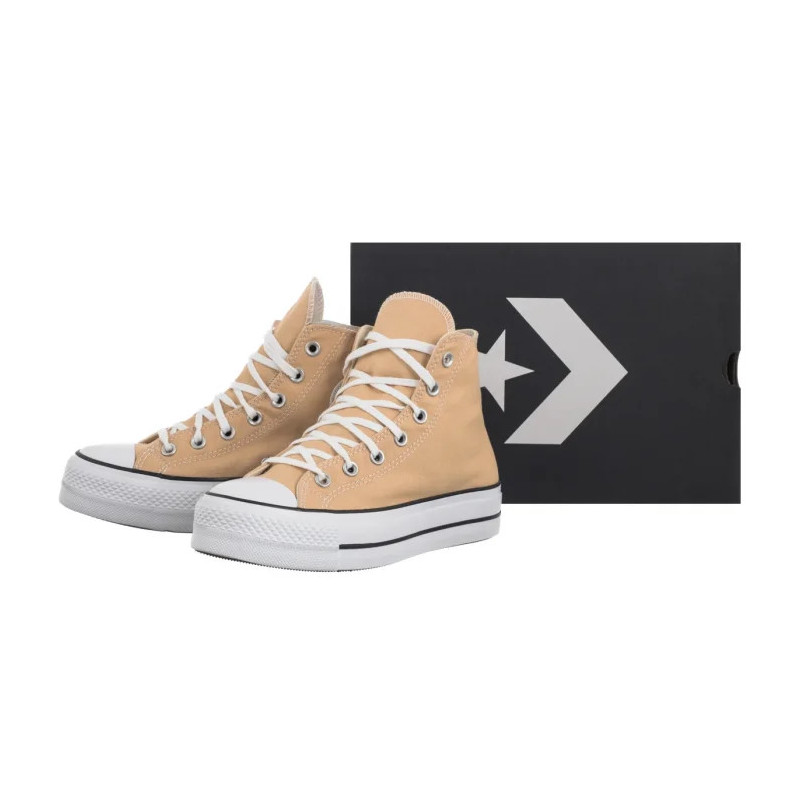 Converse CTAS Lift Hi Coastal Dune/White/Black A11874C (CO596-j) kingad