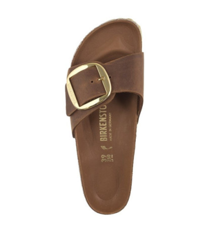 Birkenstock Madrid Big Buckle Cognac 1006525 (BK205-a) Naiste kingad/klappide klapid