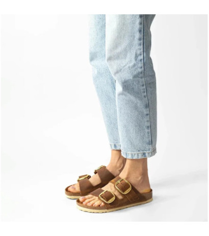 Birkenstock Arizona Big Buckle Cognac 1011073 (BK210-a) Naiste kingad/klappide klapid