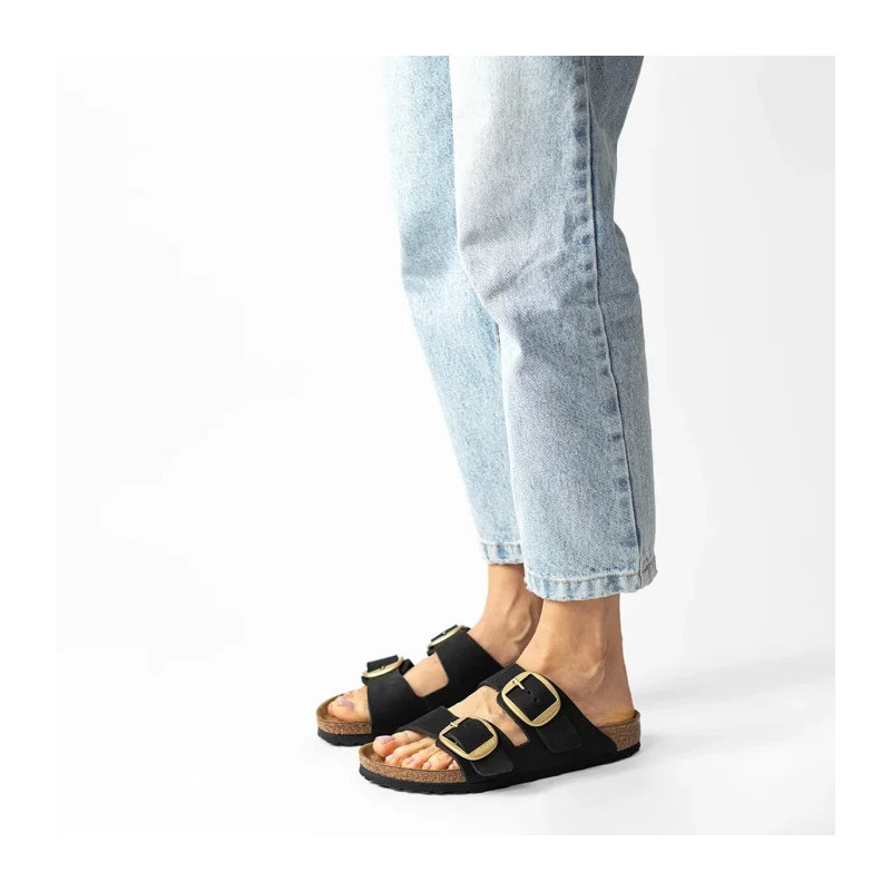 Birkenstock Arizona Big Buckle Black 1023290 (BK211-a) Naiste kingad/klappide klapid