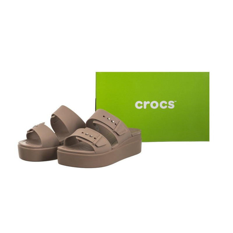 Crocs Brooklyn Buckle Low Wedge Bone 207431-2Q9 (CR293-c) Naiste kingad/klappide klapid