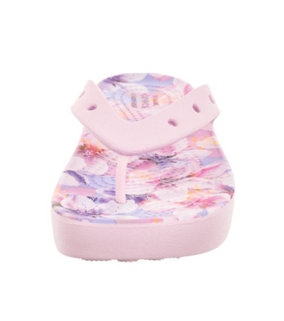 Crocs Classic Platform Cherry Blossom Flip Ballerina Pink/Flor 208834-6W8 (CR297-a) kingad