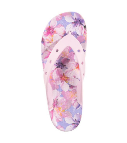 Crocs Classic Platform Cherry Blossom Flip Ballerina Pink/Flor 208834-6W8 (CR297-a) kingad