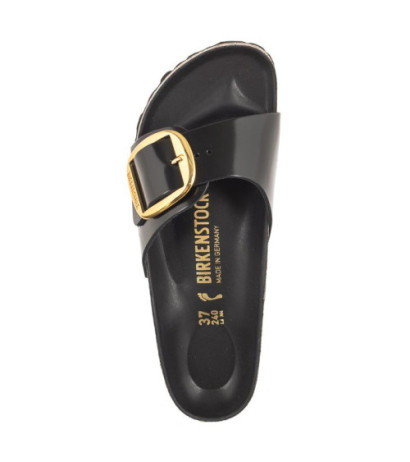 Birkenstock Madrid Big Buckle High-Shine Black 1022650 (BK238-a) Naiste kingad/klappide klapid