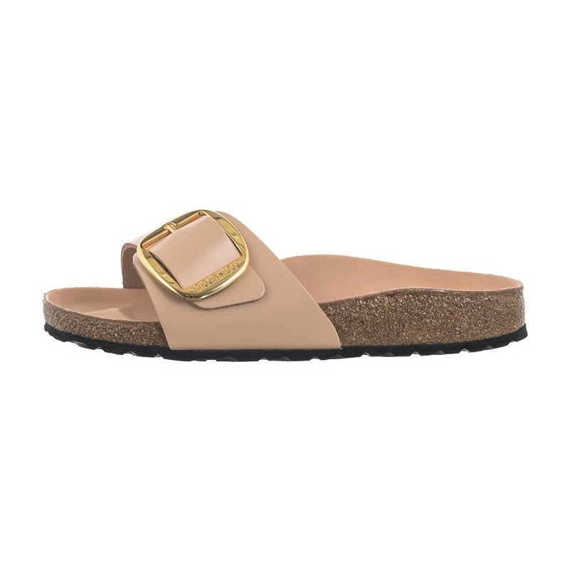 Birkenstock Madrid Big Buckle High-Shine New Beige 1026496 (BK238-b) Naiste kingad/klappide klapid