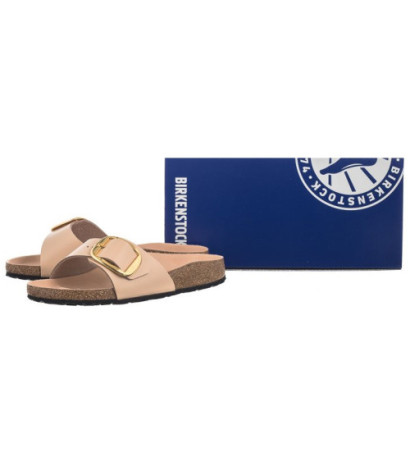 Birkenstock Madrid Big Buckle High-Shine New Beige 1026496 (BK238-b) Naiste kingad/klappide klapid