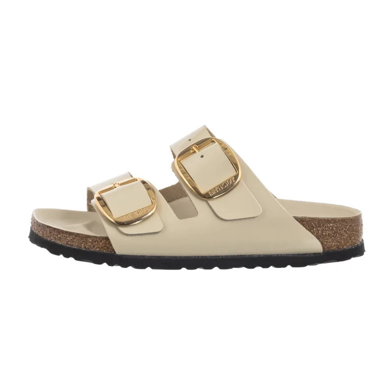 Birkenstock Arizona Big Buckle High-Shine Ecru 1026128 (BK239-g) Naiste kingad/klappide klapid