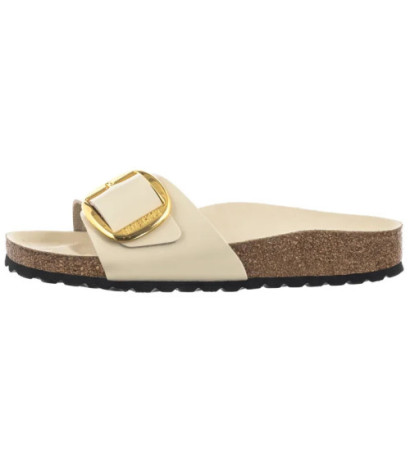 Birkenstock Madrid Big Buckle High-Shine Ecru 1025298 (BK238-g) Naiste kingad/klappide klapid