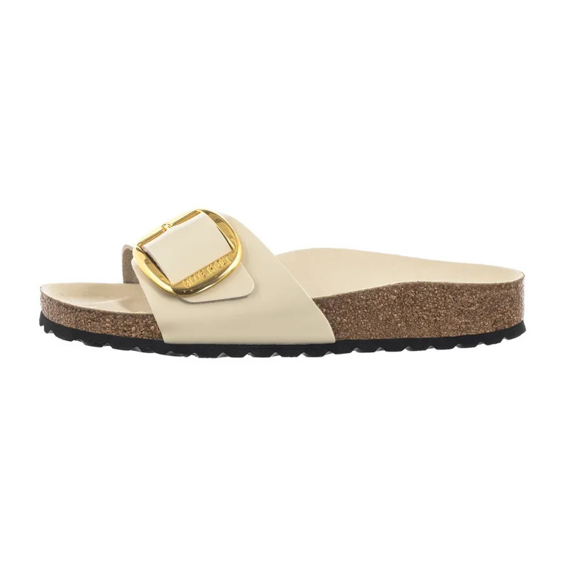 Birkenstock Madrid Big Buckle High-Shine Ecru 1025298 (BK238-g) Naiste kingad/klappide klapid