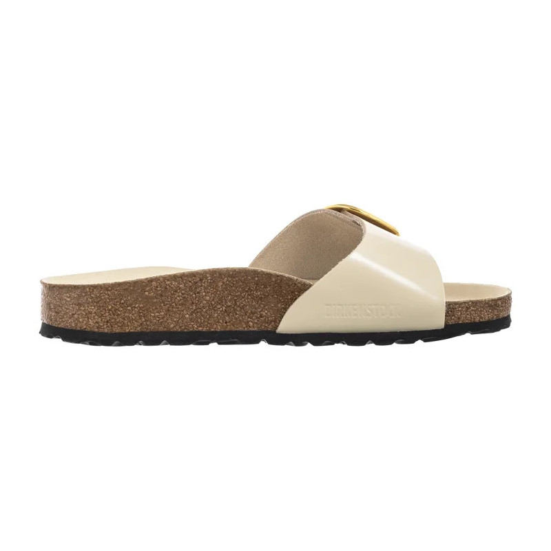 Birkenstock Madrid Big Buckle High-Shine Ecru 1025298 (BK238-g) Naiste kingad/klappide klapid