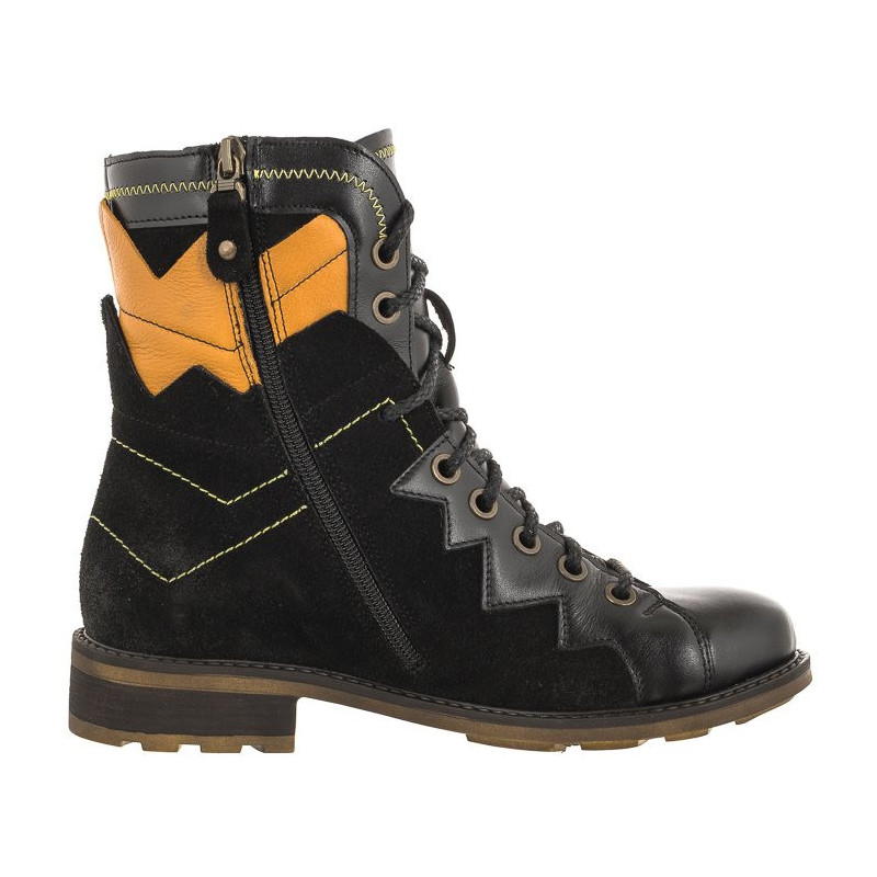 Maciejka Czarne/Żółte 06106-01/00-7 (MA1111-a) kingad