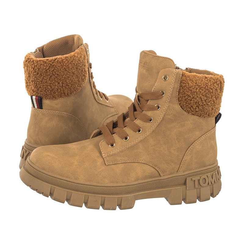 Tommy Hilfiger Lace-Up Bootie T3A5-33053-1628 582 Cognac (TH869-a) saapad