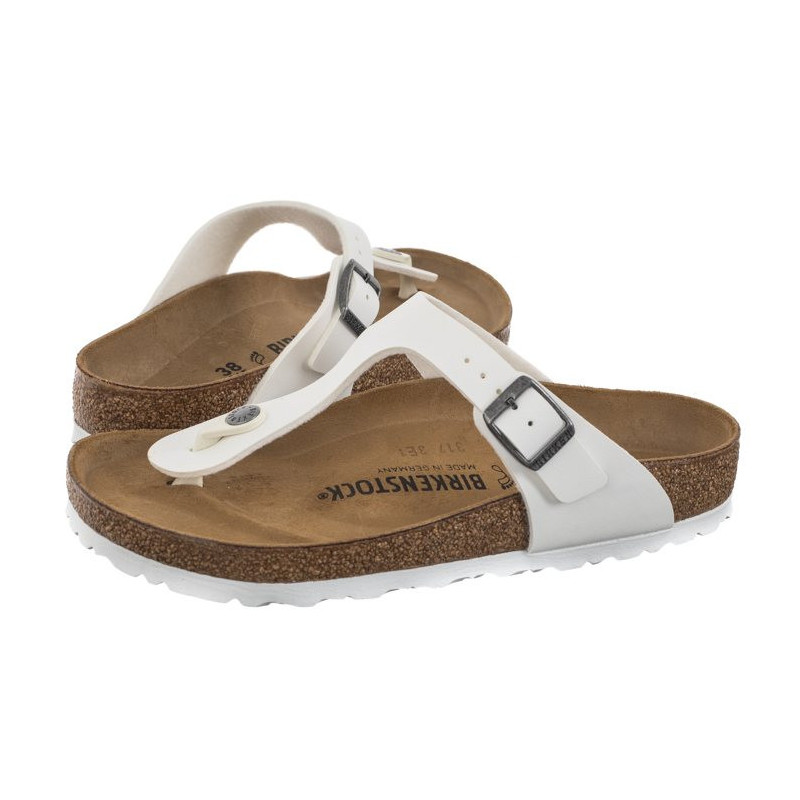 Birkenstock Gizeh Bs White 0745531 (BK242-b) kingad