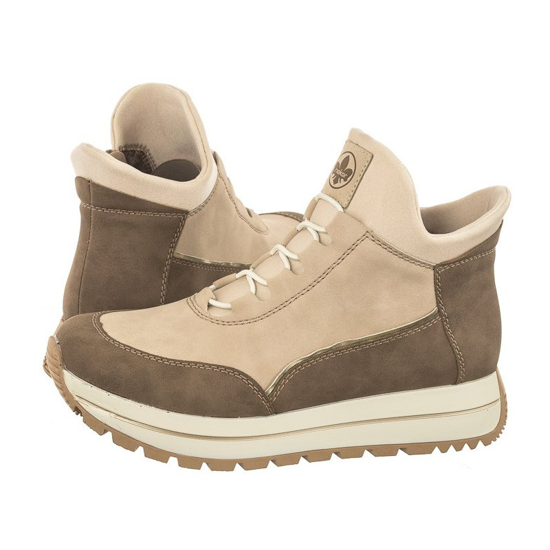 Rieker Beżowe N4051-62 Beige (RI135-a) kingad