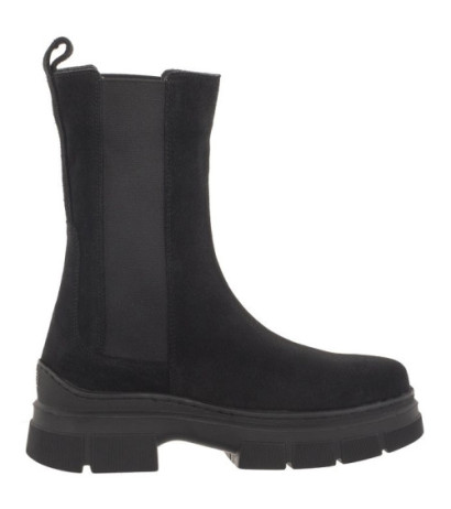 Tommy Hilfiger Essential Suede Chelsea Boot Black FW0FW07489 BDS (TH906-a) kingad