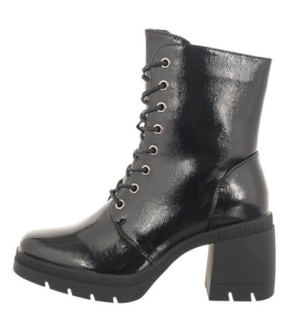 Sergio Leone Czarne Lakierowane BT 208 (SL497-a) kingad