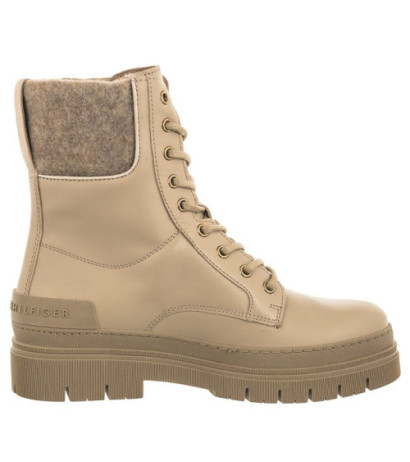 Tommy Hilfiger Feminine Felt Lace Up Bootie Merino FW0FW07500 ABO (TH928-a) kingad