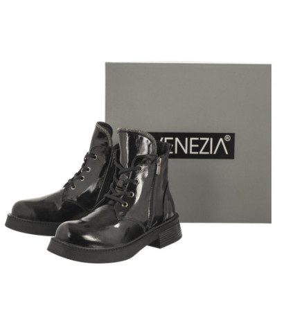 Venezia Czarne Lakierowane 0032322 43 Black (VE740-a) kingad