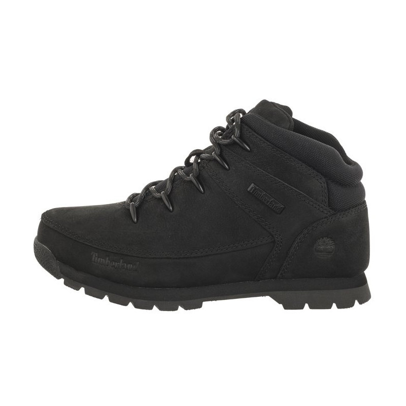 Timberland Euro Sprint Mid HIker Black Nubuck 0A2DP7 001 (TI132-a) kingad