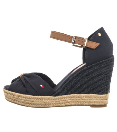 Tommy Hilfiger Basic Open Toe High Wedge Space Blue FW0FW04784 DW6 (TH1013-b) kingad