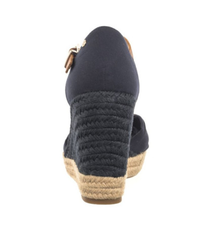 Tommy Hilfiger Basic Open Toe High Wedge Space Blue FW0FW04784 DW6 (TH1013-b) kingad