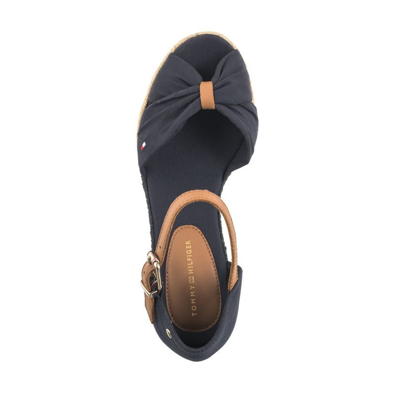 Tommy Hilfiger Basic Open Toe High Wedge Space Blue FW0FW04784 DW6 (TH1013-b) kingad