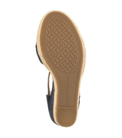 Tommy Hilfiger Basic Open Toe High Wedge Space Blue FW0FW04784 DW6 (TH1013-b) kingad