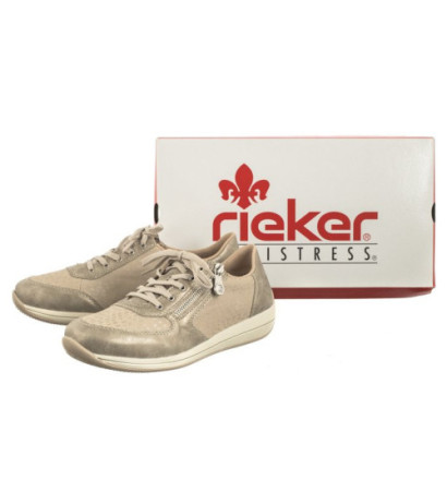 Rieker Beżowe N1112-60 Beige (RI148-a) kingad