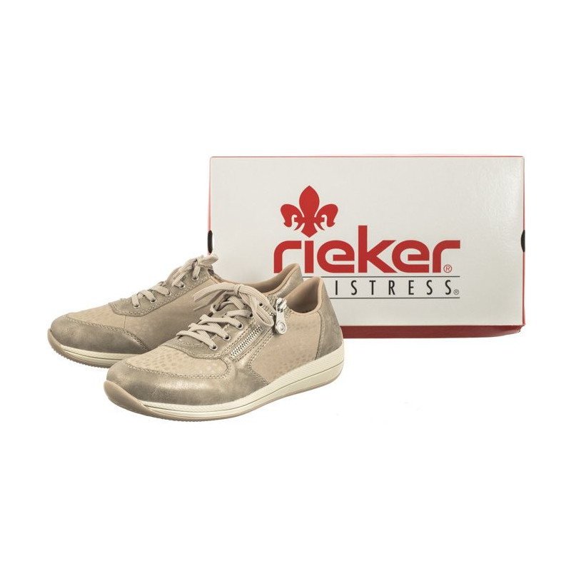 Rieker Beżowe N1112-60 Beige (RI148-a) kingad